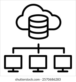 Cloud Icon Element For Design
