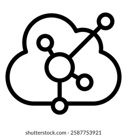 Cloud Icon Element For Design