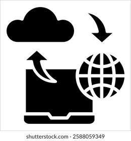 Cloud Icon Element For Design
