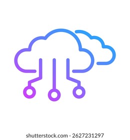 Cloud Icon Element For Design