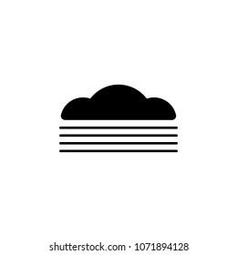 cloud icon. Element of minimalistic icon for mobile concept and web apps. Signs and symbols collection icon for websites, web design, mobile app on white background