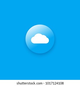 Cloud icon Flat.