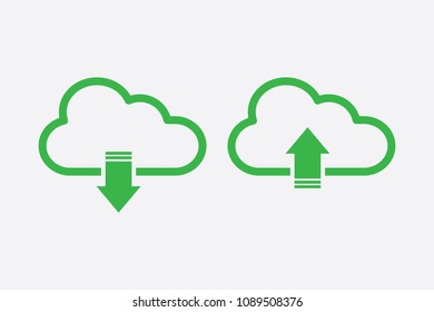 Cloud icon Flat.