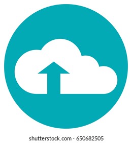 Cloud icon Flat.