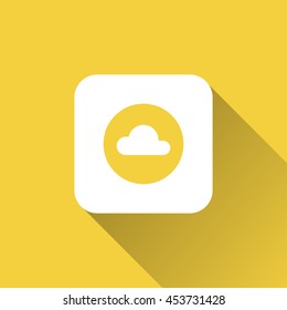 cloud icon. flat design