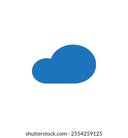 Cloud icon Flat line illustration