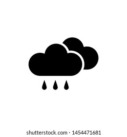 cloud icon flat style design