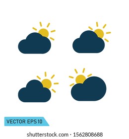Cloud icon Forecast Symbol Logo Template design element