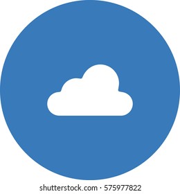 Cloud icon. Forecast weather vector