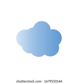 Icono de nube para proyectos de diseño gráfico