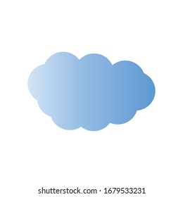 Icono de nube para proyectos de diseño gráfico