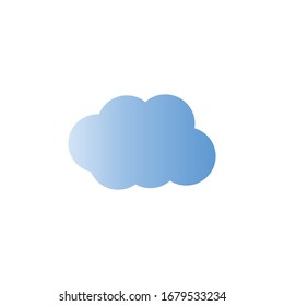 Icono de nube para proyectos de diseño gráfico