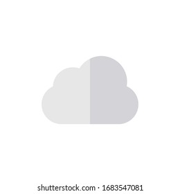 Icono de nube para proyectos de diseño gráfico