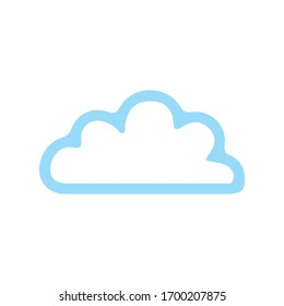 Icono de nube para proyectos de diseño gráfico