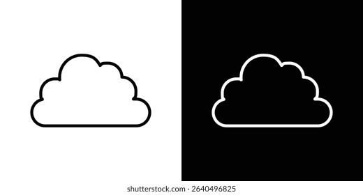 Cloud icon Graphic vector set for ui design