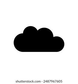 Icono de nube ilustrado en Vector