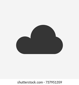 Cloud icon illustration isolated vector sign symbol