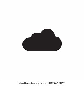 Cloud Icon Illustration on a white background