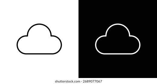 Cloud icon Illustration. Vector Graphic. EPS 10