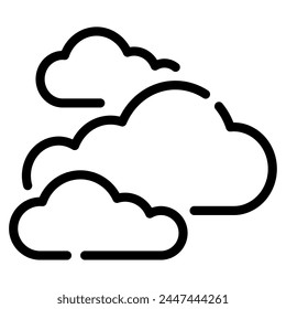 Cloud Icon Illustration, for web, app, infographic, etc