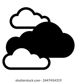 Ilustración de iconos de nube, para Web, App, infografía, etc
