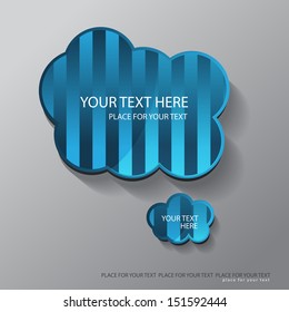 Cloud Icon - Isolated On Background - Vector Illustration, Graphic Design, Editable For Your Design. Eps 10