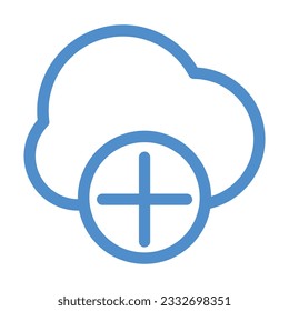 cloud icon isolated on white background