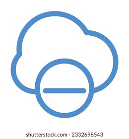 icono de nube aislado en fondo blanco