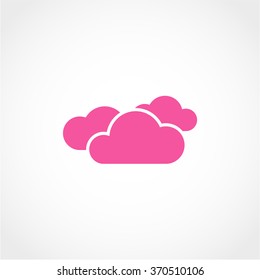 Cloud Icon Isolated on White Background