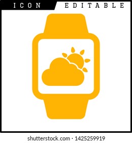 cloud icon isolated sign symbol vector illustration - vector