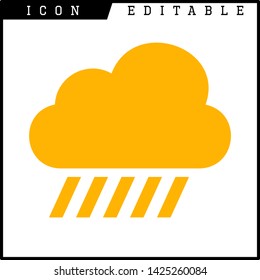 cloud icon isolated sign symbol vector illustration - vector