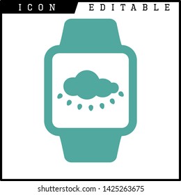 cloud icon isolated sign symbol vector illustration - vector