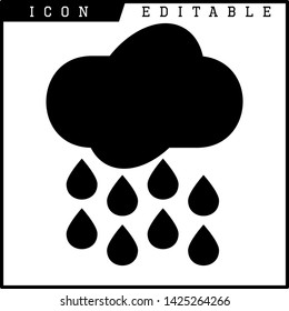 cloud icon isolated sign symbol vector illustration - vector