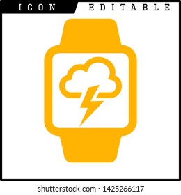 cloud icon isolated sign symbol vector illustration - vector