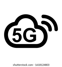 cloud icon isolated sign symbol vector illustration - high quality black style vector icons
