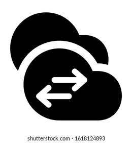 cloud icon isolated sign symbol vector illustration - high quality black style vector icons
