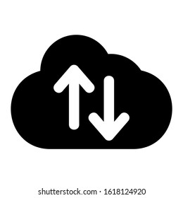 cloud icon isolated sign symbol vector illustration - high quality black style vector icons
