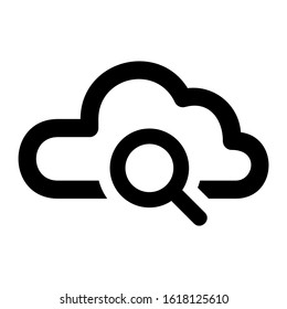 cloud icon isolated sign symbol vector illustration - high quality black style vector icons
