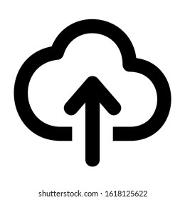 cloud icon isolated sign symbol vector illustration - high quality black style vector icons
