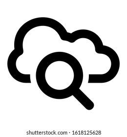cloud icon isolated sign symbol vector illustration - high quality black style vector icons
