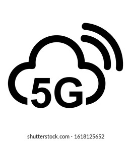 cloud icon isolated sign symbol vector illustration - high quality black style vector icons
