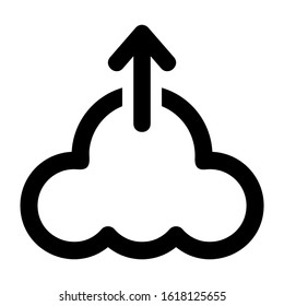 cloud icon isolated sign symbol vector illustration - high quality black style vector icons
