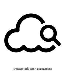 cloud icon isolated sign symbol vector illustration - high quality black style vector icons
