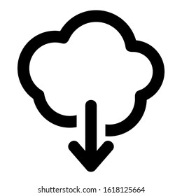 cloud icon isolated sign symbol vector illustration - high quality black style vector icons
