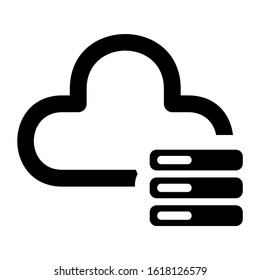 cloud icon isolated sign symbol vector illustration - high quality black style vector icons

