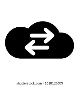 cloud icon isolated sign symbol vector illustration - high quality black style vector icons
