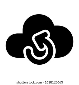 cloud icon isolated sign symbol vector illustration - high quality black style vector icons
