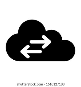 cloud icon isolated sign symbol vector illustration - high quality black style vector icons
