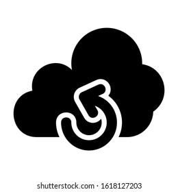 cloud icon isolated sign symbol vector illustration - high quality black style vector icons
