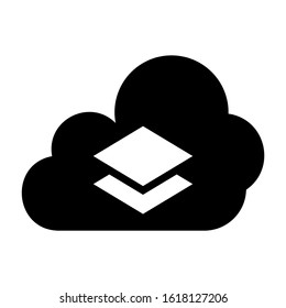 cloud icon isolated sign symbol vector illustration - high quality black style vector icons
